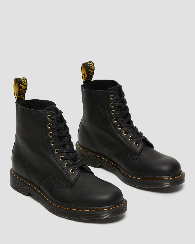 Dr Martens 1460 Pascal Ambassador Læder Snørestøvler Dame Sort | DK 175ZUT